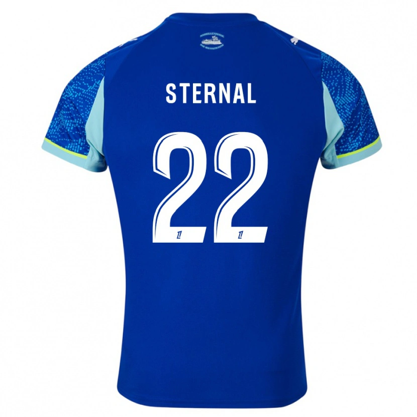 Danxen Kinder Enzo Sternal #22 Himmelblau Weiß Ausweichtrikot Trikot 2025/26 T-Shirt Österreich