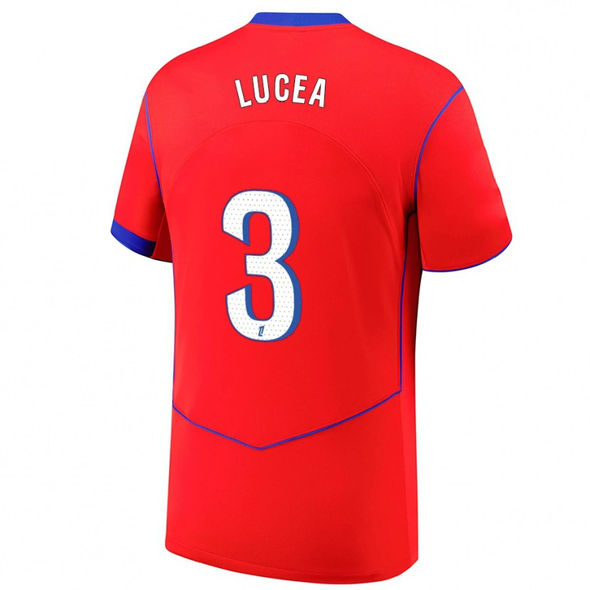 Danxen Kinder Dimitri Lucea #3 Rot Blau Weiß Ausweichtrikot Trikot 2025/26 T-Shirt Österreich