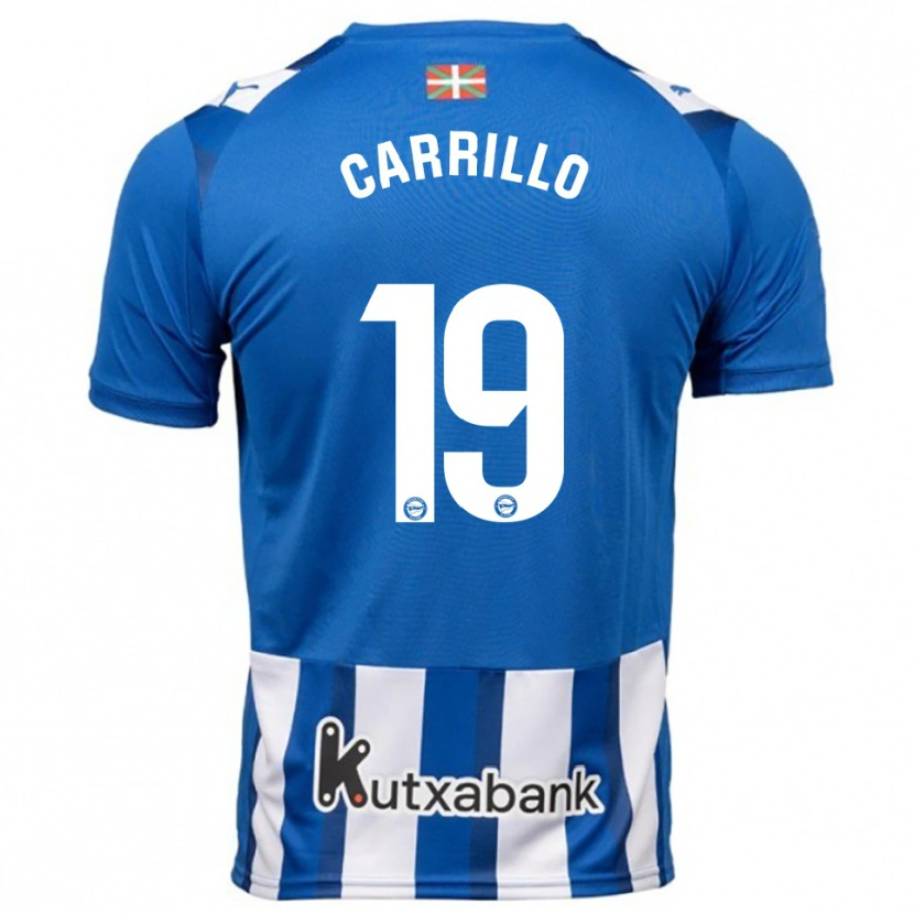 Danxen Herren Sara Carrillo #19 Blau Weiß Heimtrikot Trikot 2025/26 T-Shirt Österreich