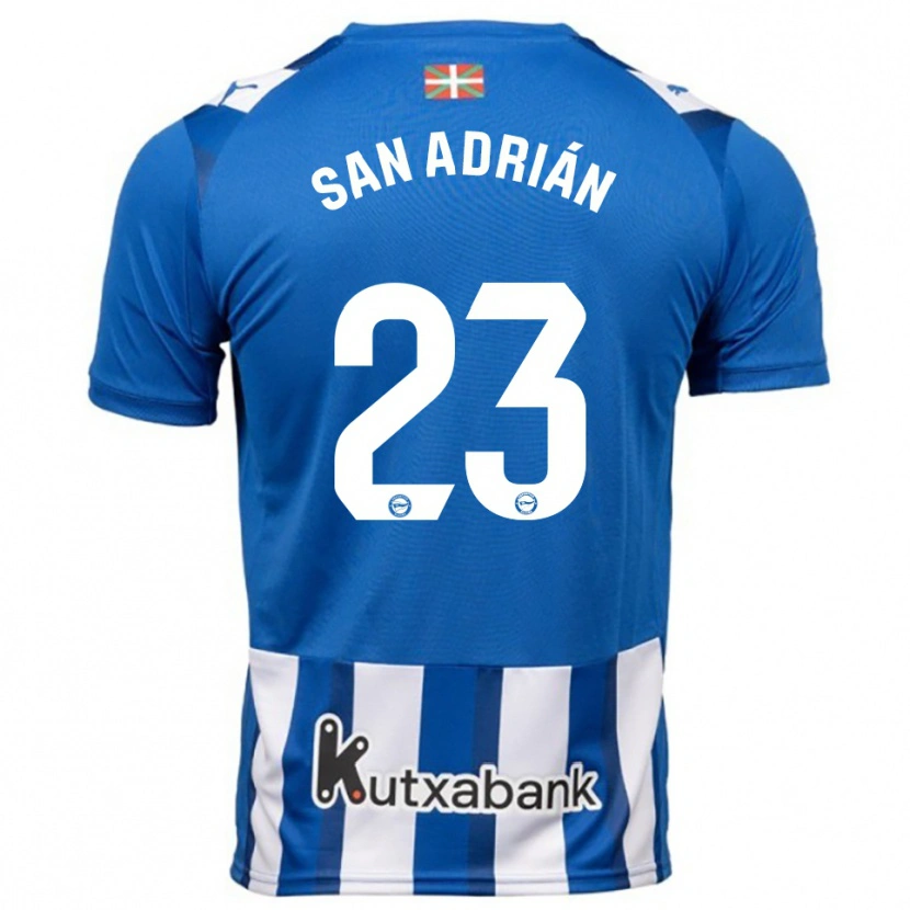 Danxen Herren Marta San Adrián #23 Blau Weiß Heimtrikot Trikot 2025/26 T-Shirt Österreich