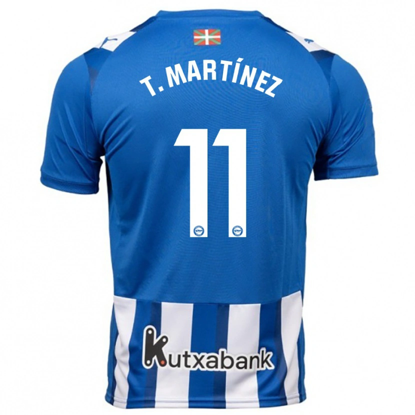 Danxen Herren Toni Martínez #11 Blau Weiß Heimtrikot Trikot 2025/26 T-Shirt Österreich