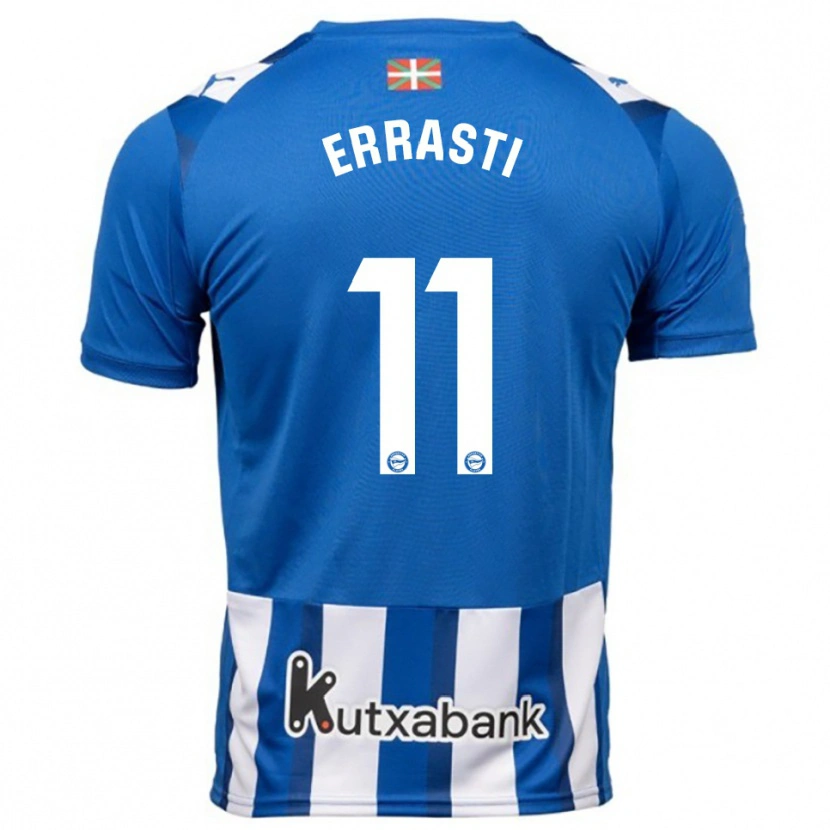 Danxen Herren Elene Errasti #11 Blau Weiß Heimtrikot Trikot 2025/26 T-Shirt Österreich