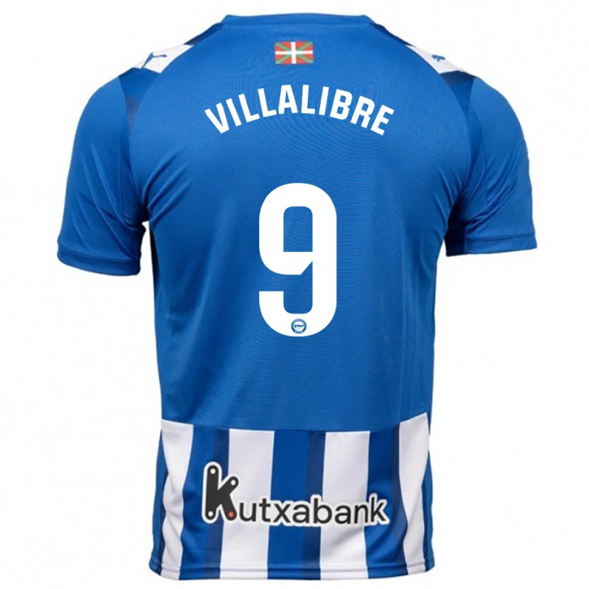 Danxen Herren Asier Villalibre #9 Blau Weiß Heimtrikot Trikot 2025/26 T-Shirt Österreich
