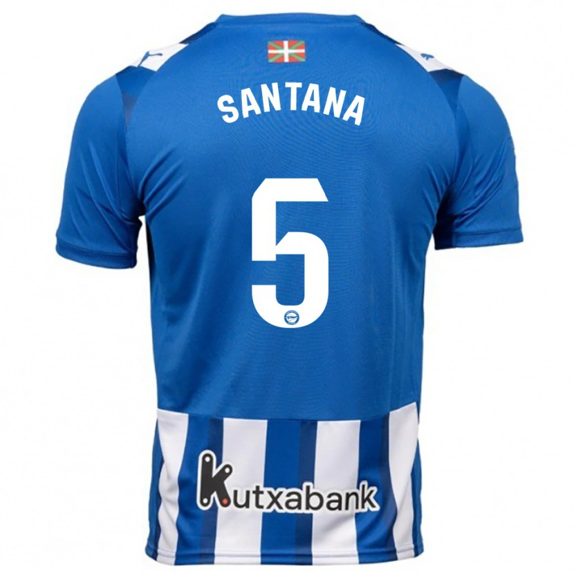 Danxen Herren Vanesa Santana #5 Blau Weiß Heimtrikot Trikot 2025/26 T-Shirt Österreich