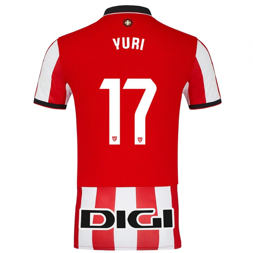 Danxen Herren Yuri Berchiche #17 Rot Weiß Heimtrikot Trikot 2025/26 T-Shirt Österreich