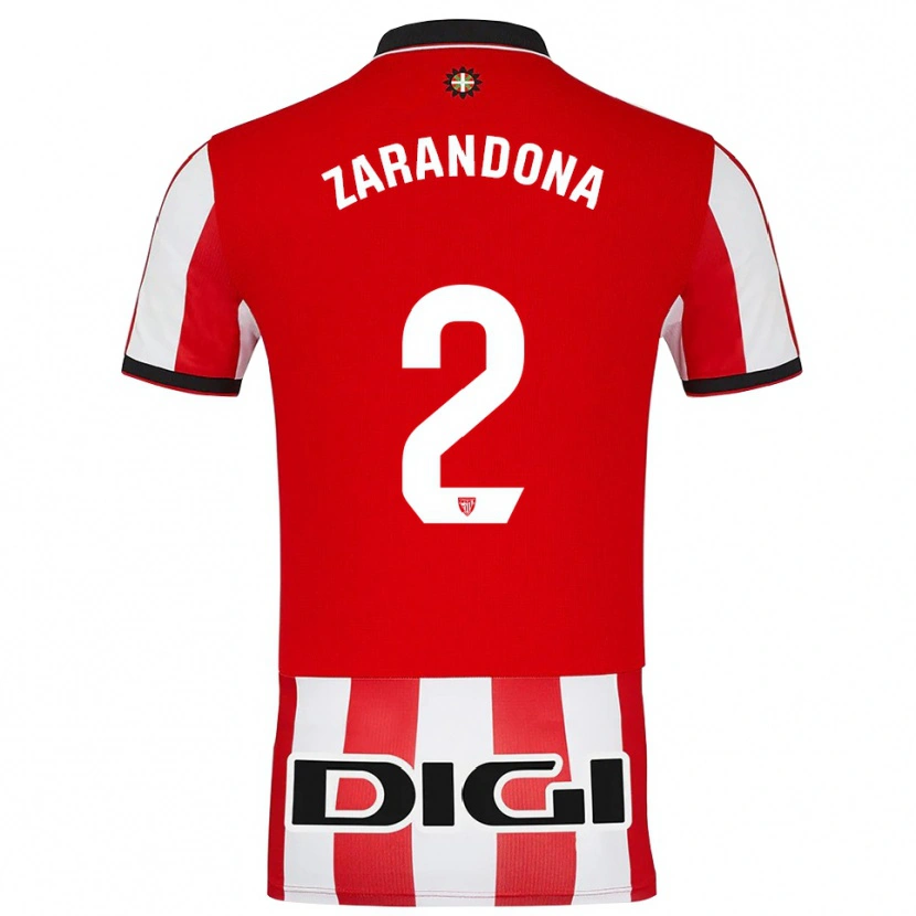 Danxen Herren Telmo Zarandona #2 Rot Weiß Heimtrikot Trikot 2025/26 T-Shirt Österreich