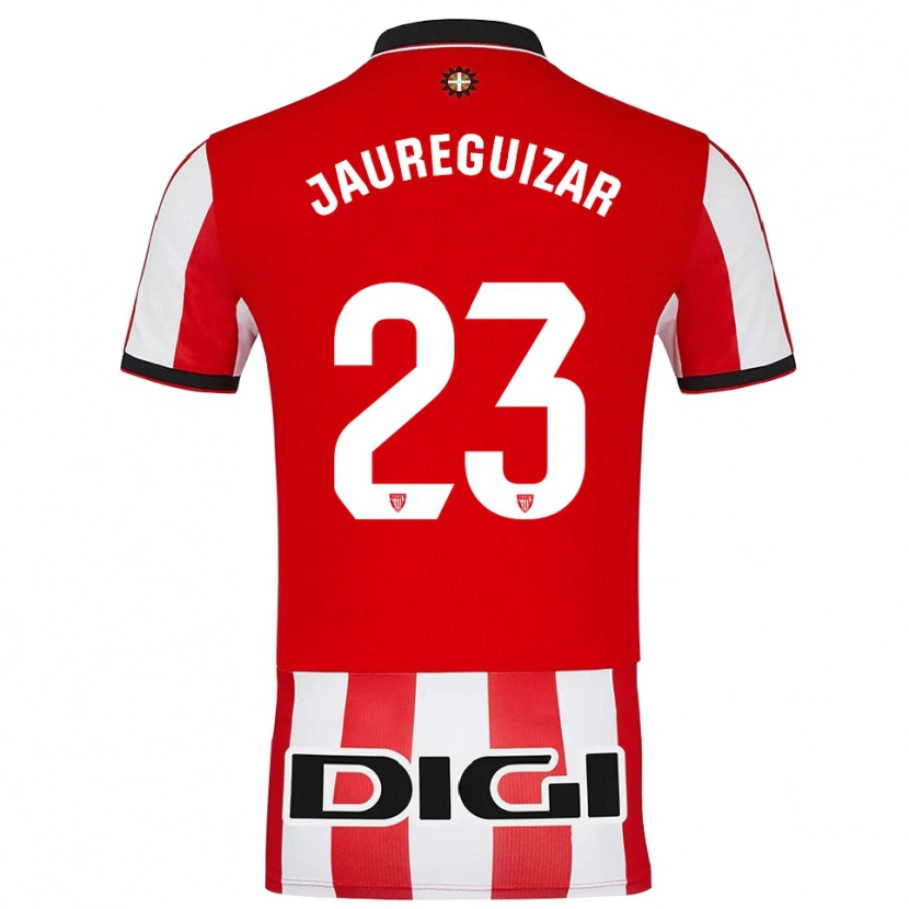 Danxen Herren Mikel Jauregizar #23 Rot Weiß Heimtrikot Trikot 2025/26 T-Shirt Österreich
