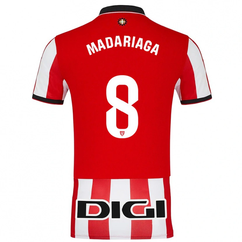 Danxen Herren Joan Madariaga #8 Rot Weiß Heimtrikot Trikot 2025/26 T-Shirt Österreich