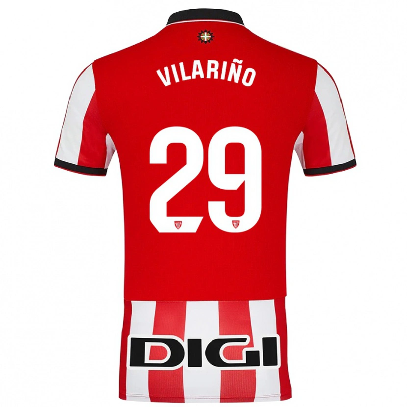 Danxen Herren Maitane Vilariño Mendinueta #29 Rot Weiß Heimtrikot Trikot 2025/26 T-Shirt Österreich