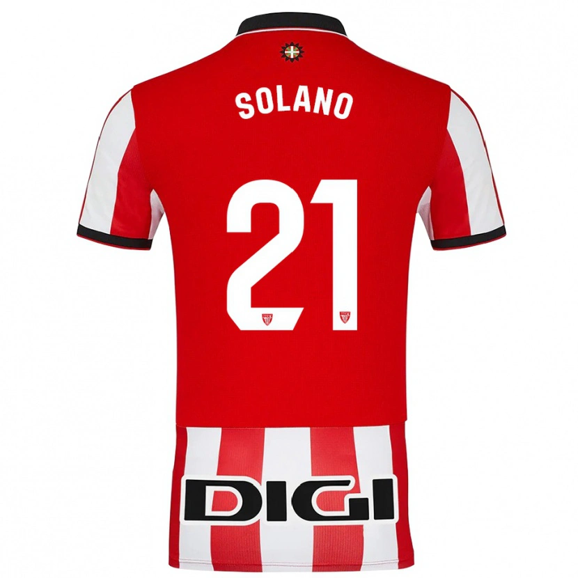 Danxen Herren Bibiane Schulze-Solano #21 Rot Weiß Heimtrikot Trikot 2025/26 T-Shirt Österreich