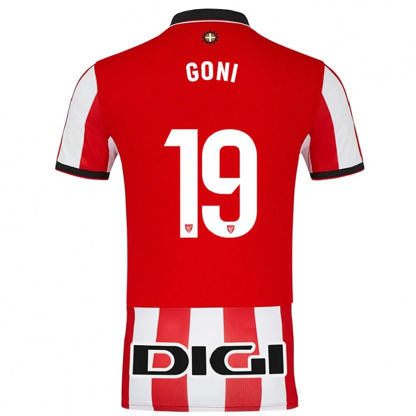 Danxen Herren Marcos Goñi #19 Rot Weiß Heimtrikot Trikot 2025/26 T-Shirt Österreich