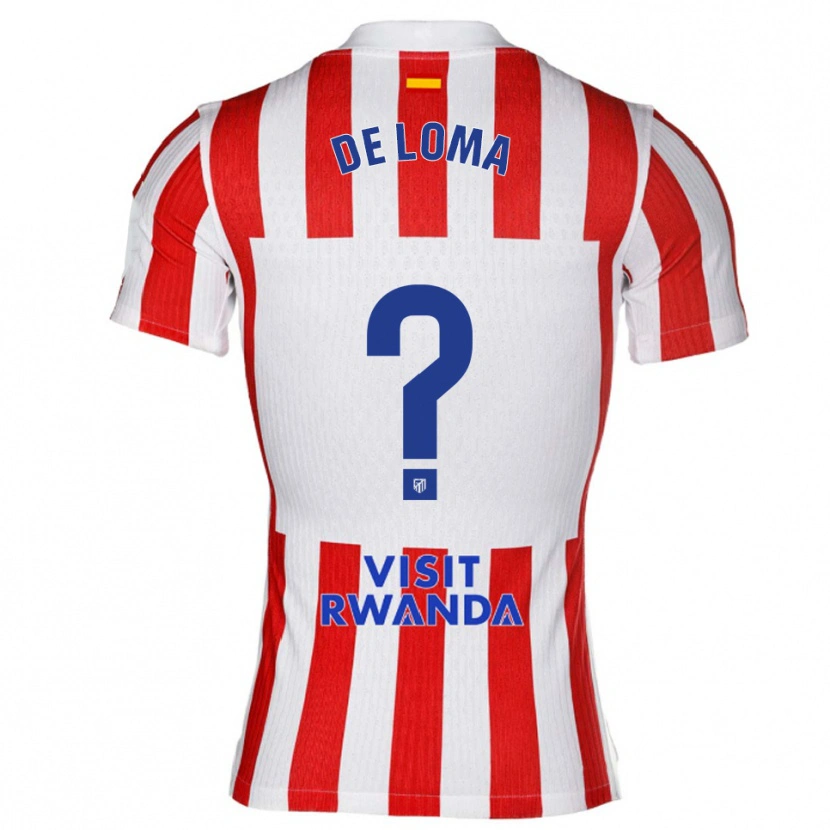 Danxen Herren Marcos De Loma #0 Rot Weiß Heimtrikot Trikot 2025/26 T-Shirt Österreich