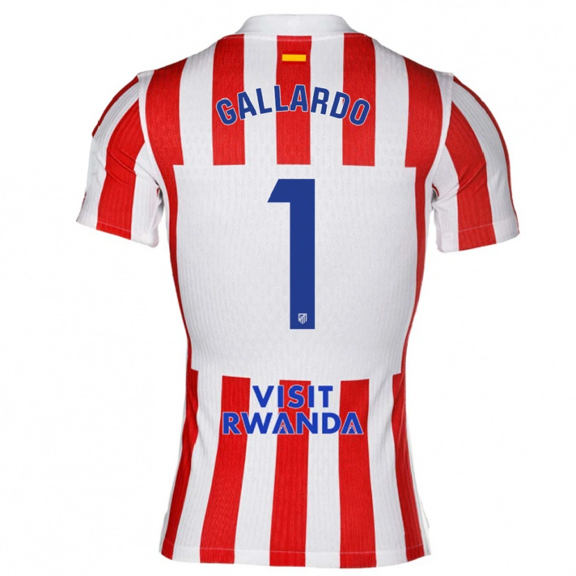 Danxen Herren Lola Gallardo #1 Rot Weiß Heimtrikot Trikot 2025/26 T-Shirt Österreich