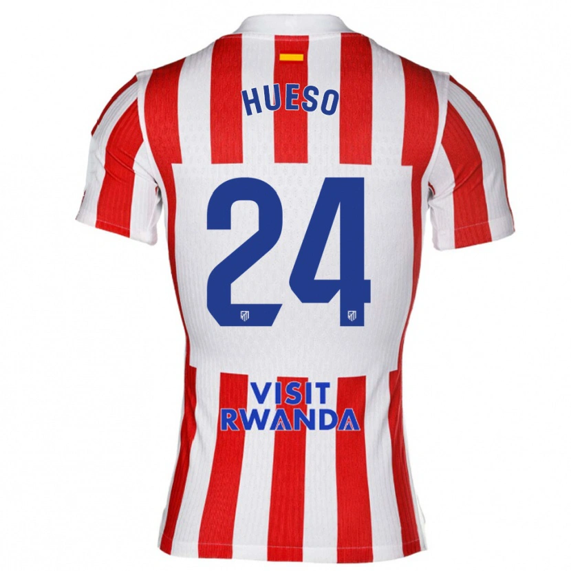 Danxen Herren Romeo Hueso #24 Rot Weiß Heimtrikot Trikot 2025/26 T-Shirt Österreich