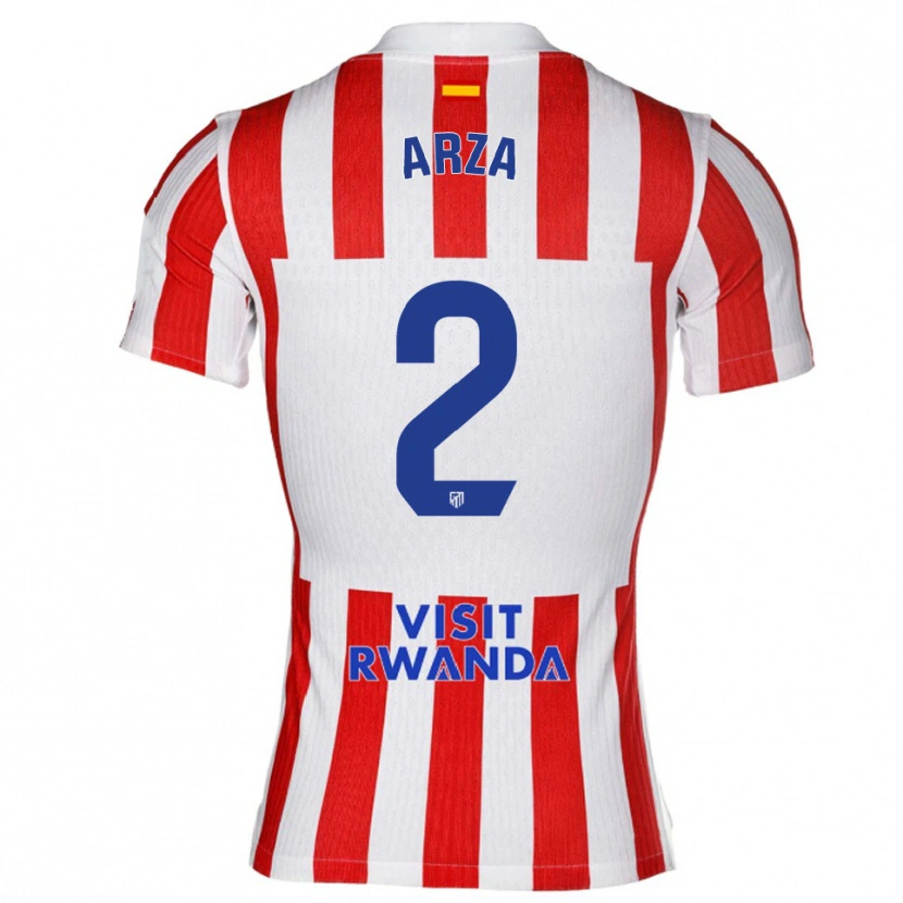 Danxen Herren David Arza #2 Rot Weiß Heimtrikot Trikot 2025/26 T-Shirt Österreich