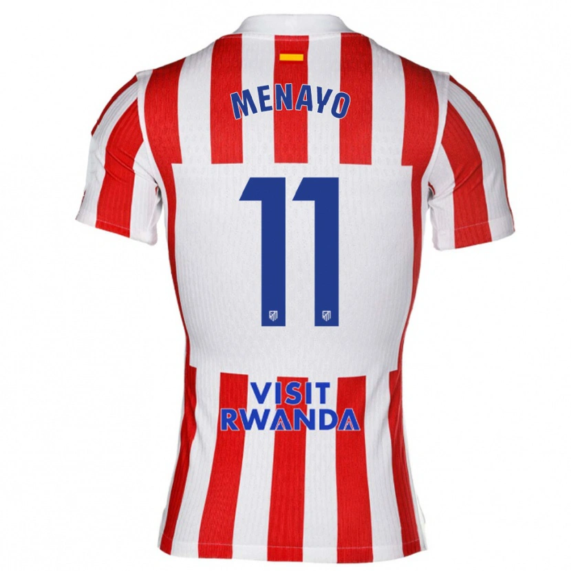 Danxen Herren Carmen Menayo #11 Rot Weiß Heimtrikot Trikot 2025/26 T-Shirt Österreich