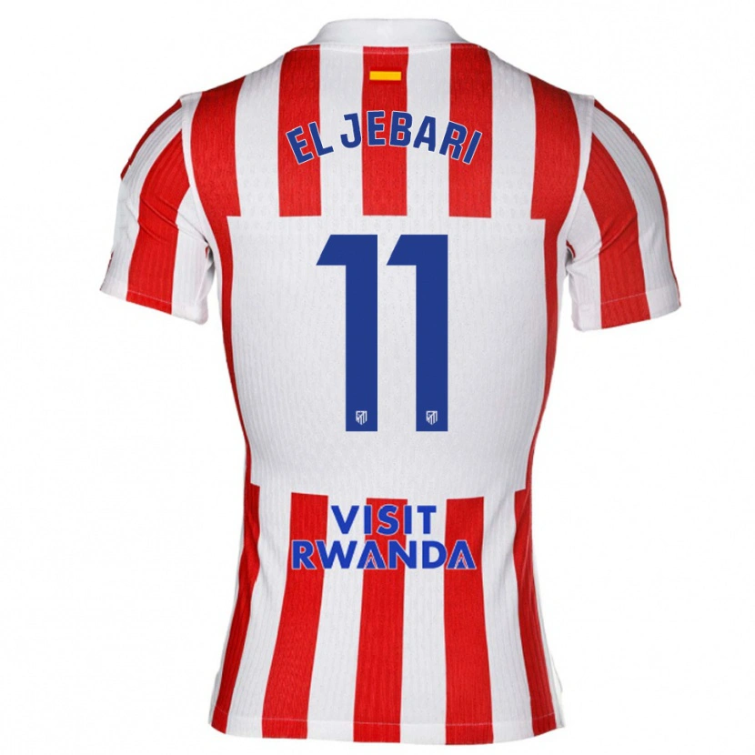 Danxen Herren Salim El Jebari #11 Rot Weiß Heimtrikot Trikot 2025/26 T-Shirt Österreich
