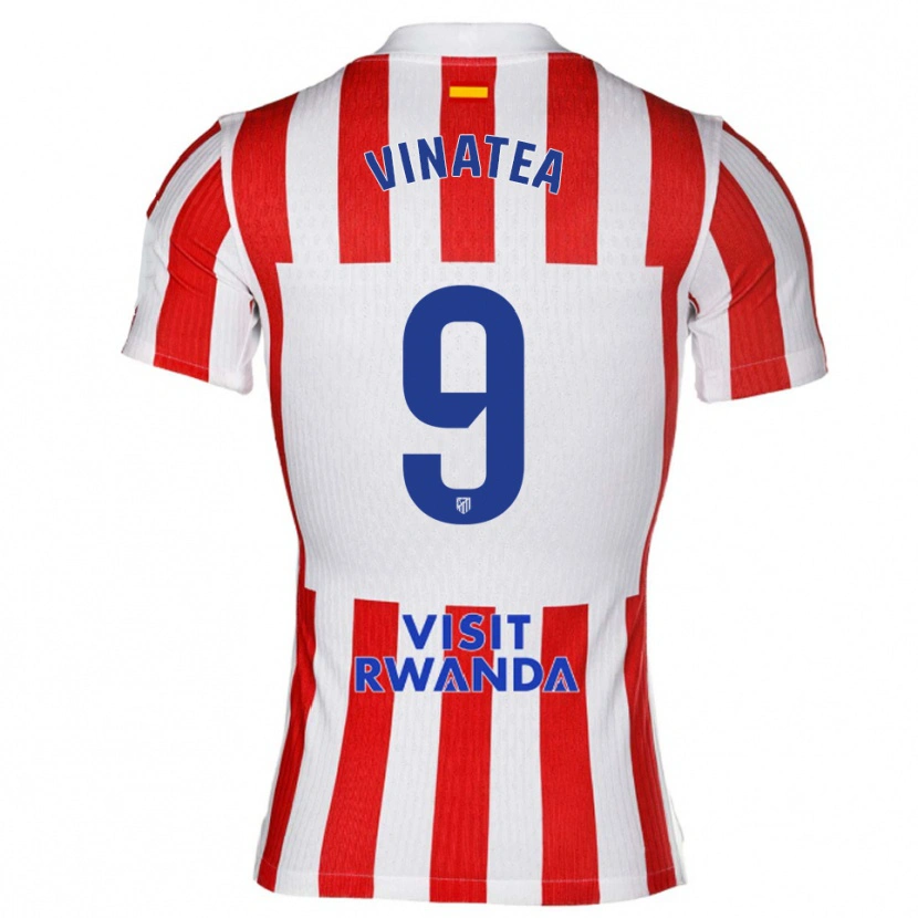Danxen Herren Sergio Vinatea #9 Rot Weiß Heimtrikot Trikot 2025/26 T-Shirt Österreich