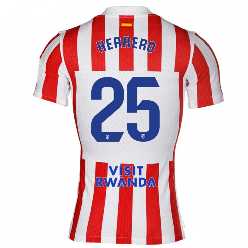 Danxen Herren Alex Herrero #25 Rot Weiß Heimtrikot Trikot 2025/26 T-Shirt Österreich