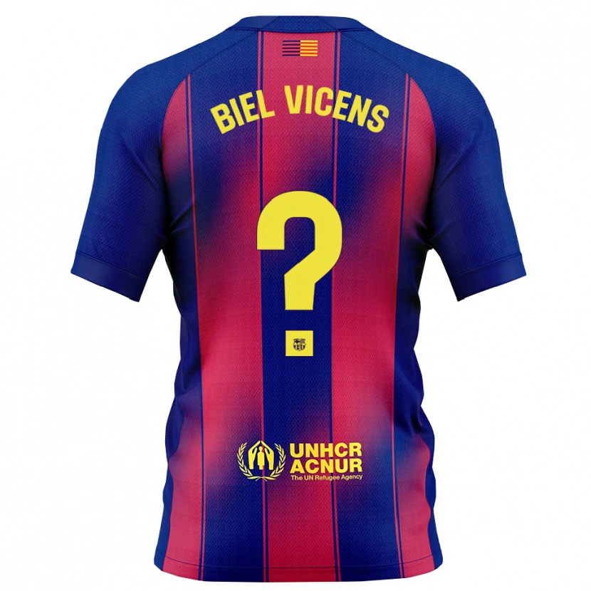 Danxen Herren Biel Vicens #0 Blau Rot Heimtrikot Trikot 2025/26 T-Shirt Österreich