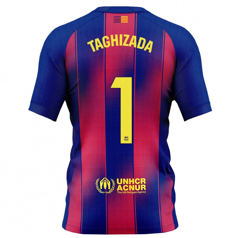 Danxen Herren Eldar Taghizada #1 Blau Rot Heimtrikot Trikot 2025/26 T-Shirt Österreich