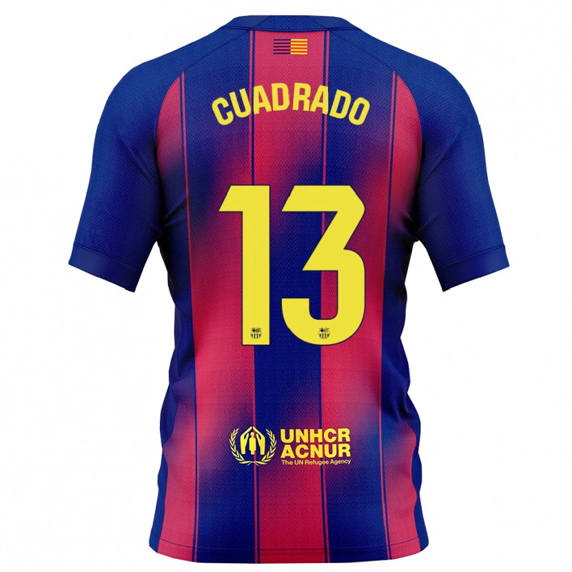Danxen Herren Adrián Cuadrado #13 Blau Rot Heimtrikot Trikot 2025/26 T-Shirt Österreich
