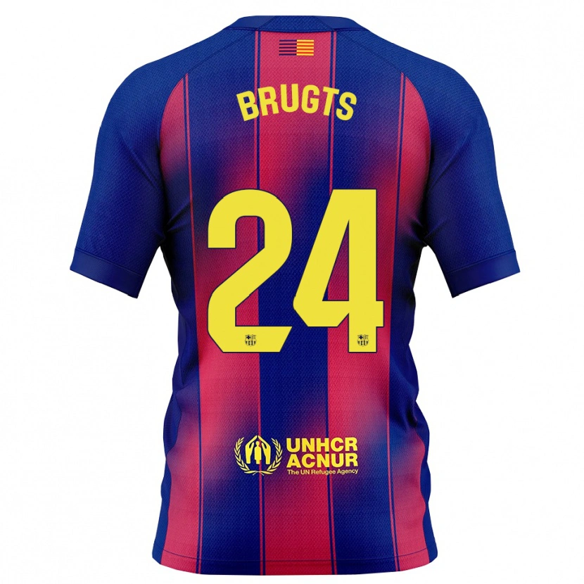 Danxen Herren Esmee Brugts #24 Blau Rot Heimtrikot Trikot 2025/26 T-Shirt Österreich