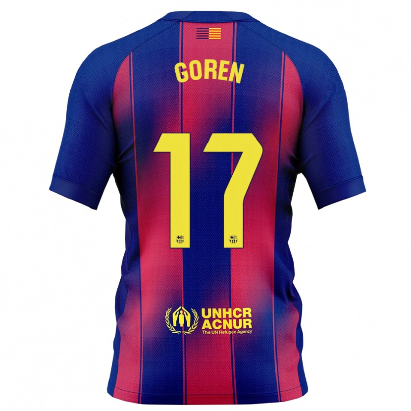 Danxen Herren Orian Goren #17 Blau Rot Heimtrikot Trikot 2025/26 T-Shirt Österreich
