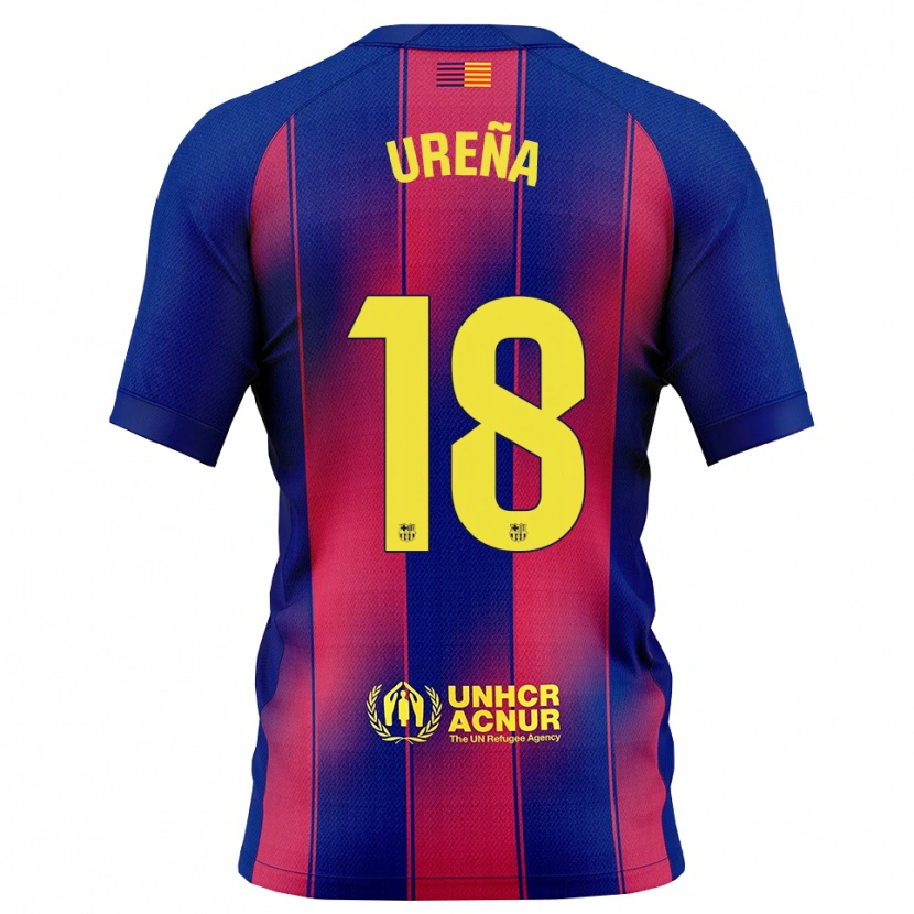 Danxen Herren Óscar Ureña #18 Blau Rot Heimtrikot Trikot 2025/26 T-Shirt Österreich