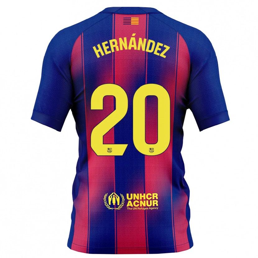 Danxen Herren Unai Hernández #20 Blau Rot Heimtrikot Trikot 2025/26 T-Shirt Österreich