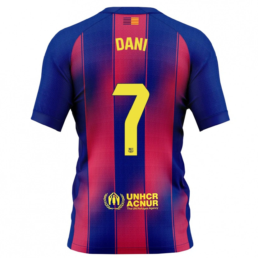 Danxen Herren Dani Rodríguez #7 Blau Rot Heimtrikot Trikot 2025/26 T-Shirt Österreich