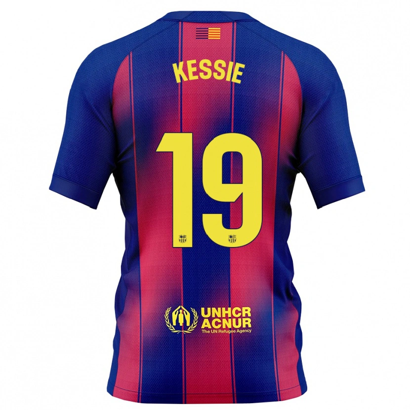 Danxen Herren Franck Kessie #19 Blau Rot Heimtrikot Trikot 2025/26 T-Shirt Österreich