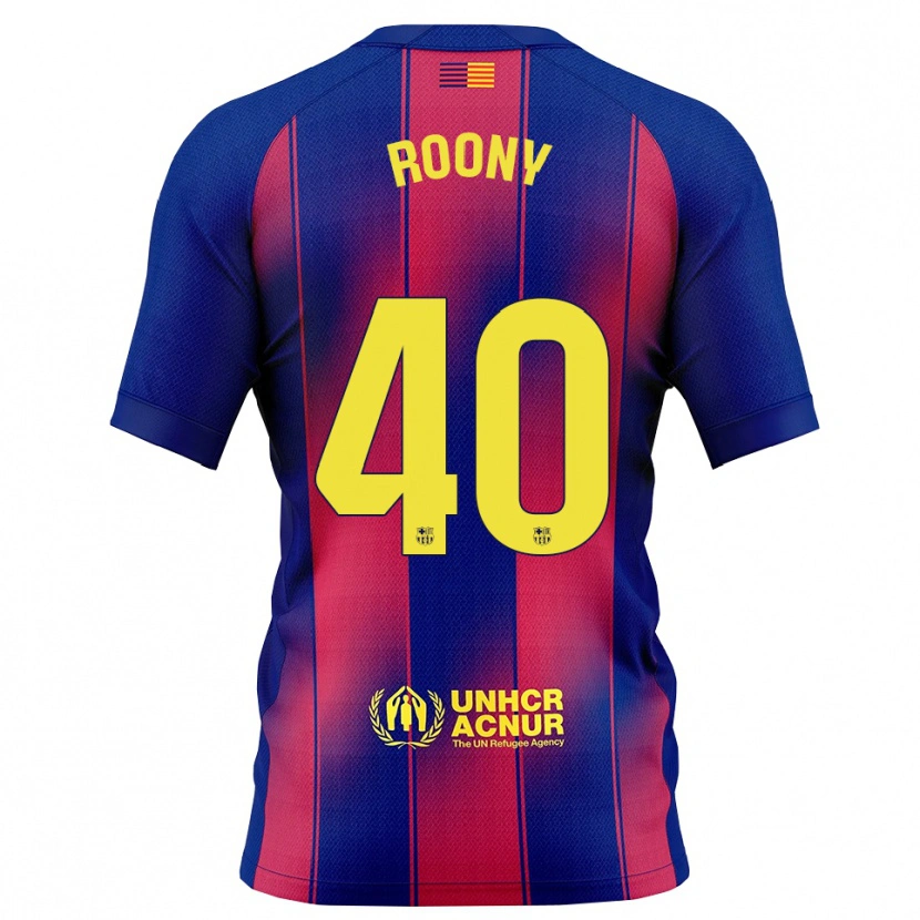 Danxen Herren Roony Bardghji #40 Blau Rot Heimtrikot Trikot 2025/26 T-Shirt Österreich