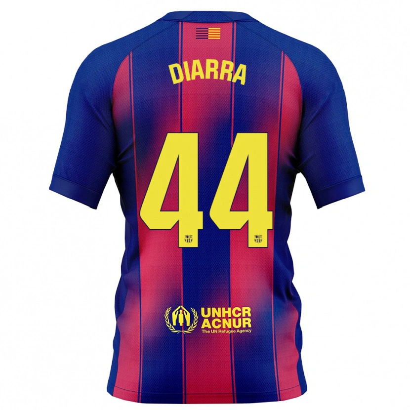 Danxen Herren Ibrahim Diarra #44 Blau Rot Heimtrikot Trikot 2025/26 T-Shirt Österreich
