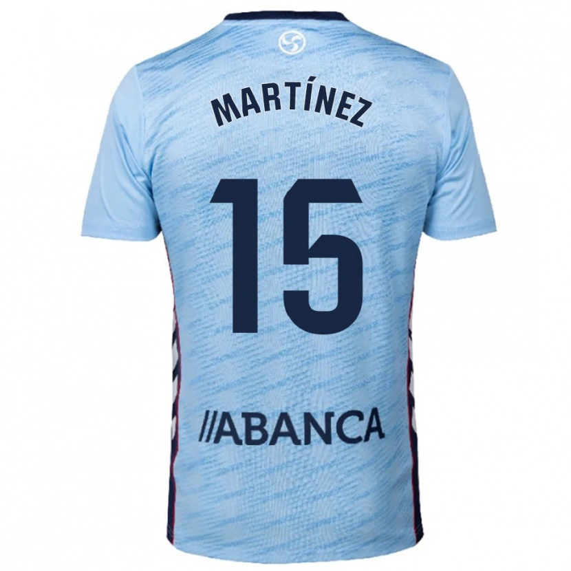 Danxen Herren Fer Martínez #15 Himmelblau Rot Heimtrikot Trikot 2025/26 T-Shirt Österreich
