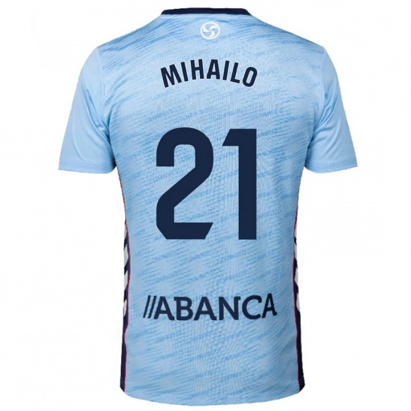 Danxen Herren Mihailo Ristic #21 Himmelblau Rot Heimtrikot Trikot 2025/26 T-Shirt Österreich