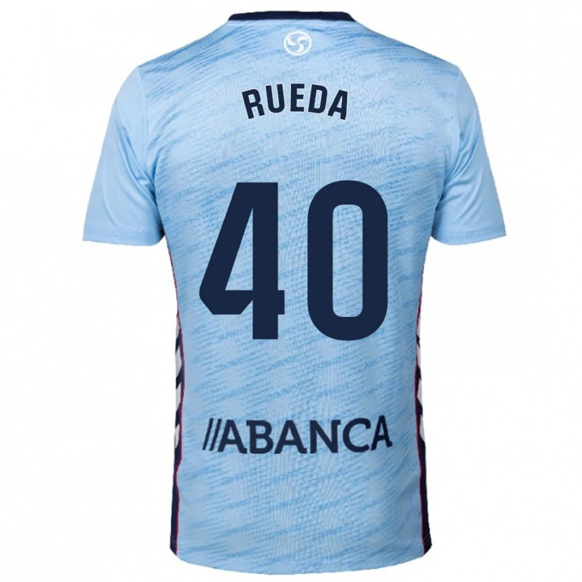 Danxen Herren Javi Rueda #40 Himmelblau Rot Heimtrikot Trikot 2025/26 T-Shirt Österreich
