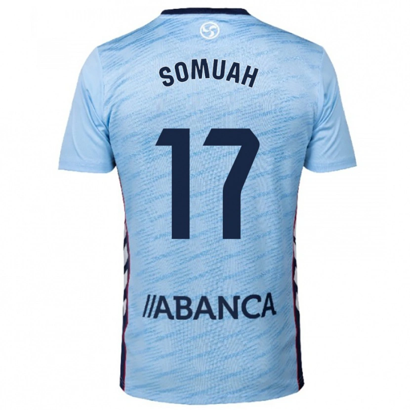 Danxen Herren Bernard Somuah #17 Himmelblau Rot Heimtrikot Trikot 2025/26 T-Shirt Österreich