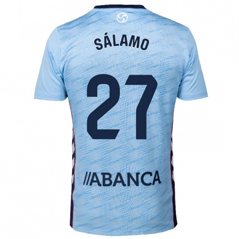 Danxen Herren Jorge Sálamo #27 Himmelblau Rot Heimtrikot Trikot 2025/26 T-Shirt Österreich