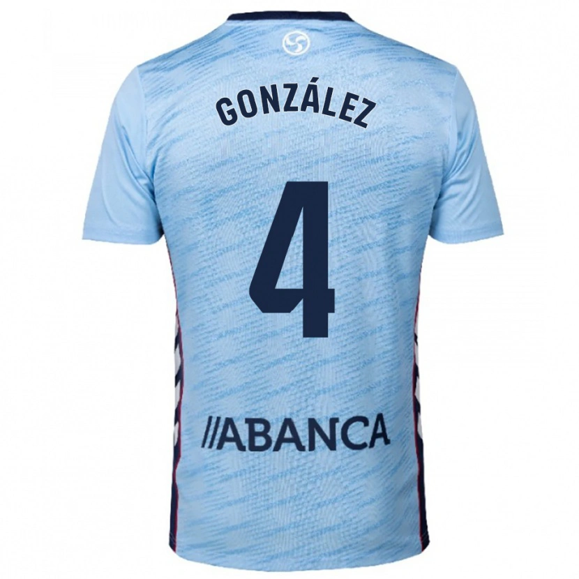 Danxen Herren Paula González #4 Himmelblau Rot Heimtrikot Trikot 2025/26 T-Shirt Österreich
