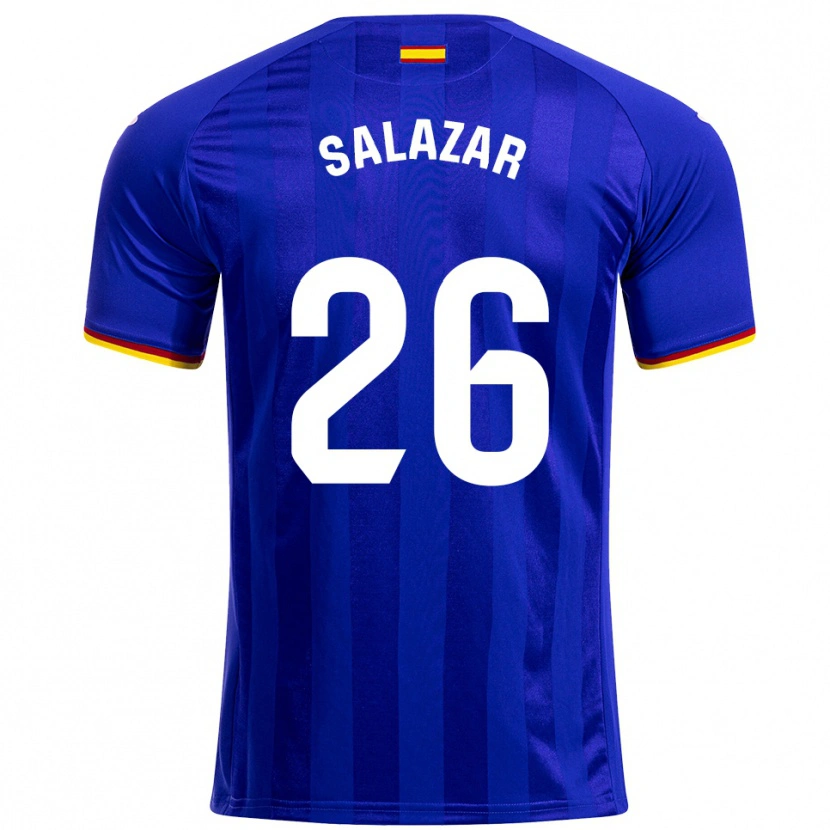 Danxen Herren Sebas Salazar #26 Blau Rot Gelb Heimtrikot Trikot 2025/26 T-Shirt Österreich