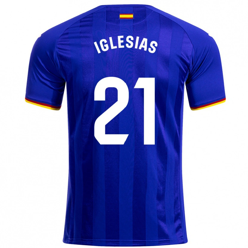 Danxen Herren Juan Iglesias #21 Blau Rot Gelb Heimtrikot Trikot 2025/26 T-Shirt Österreich