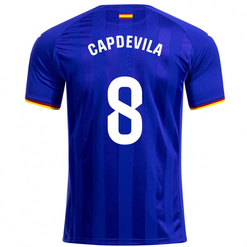 Danxen Herren Adrià Capdevila #8 Blau Rot Gelb Heimtrikot Trikot 2025/26 T-Shirt Österreich