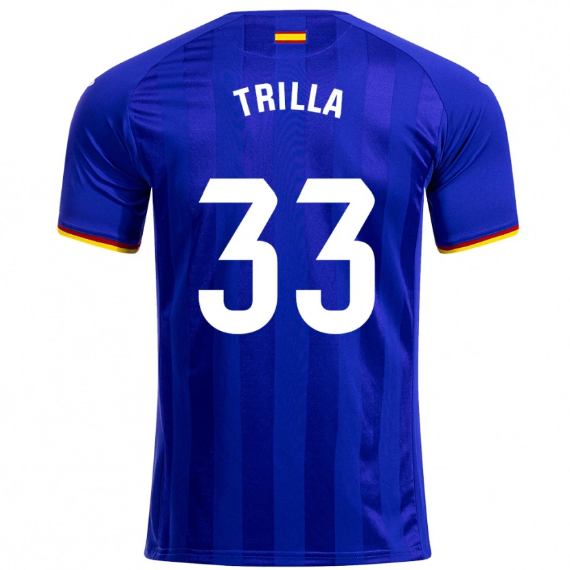 Danxen Herren Guillem Trilla #33 Blau Rot Gelb Heimtrikot Trikot 2025/26 T-Shirt Österreich