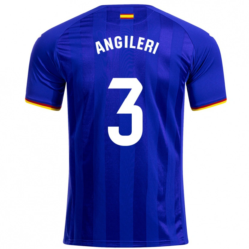 Danxen Herren Fabrizio Angileri #3 Blau Rot Gelb Heimtrikot Trikot 2025/26 T-Shirt Österreich