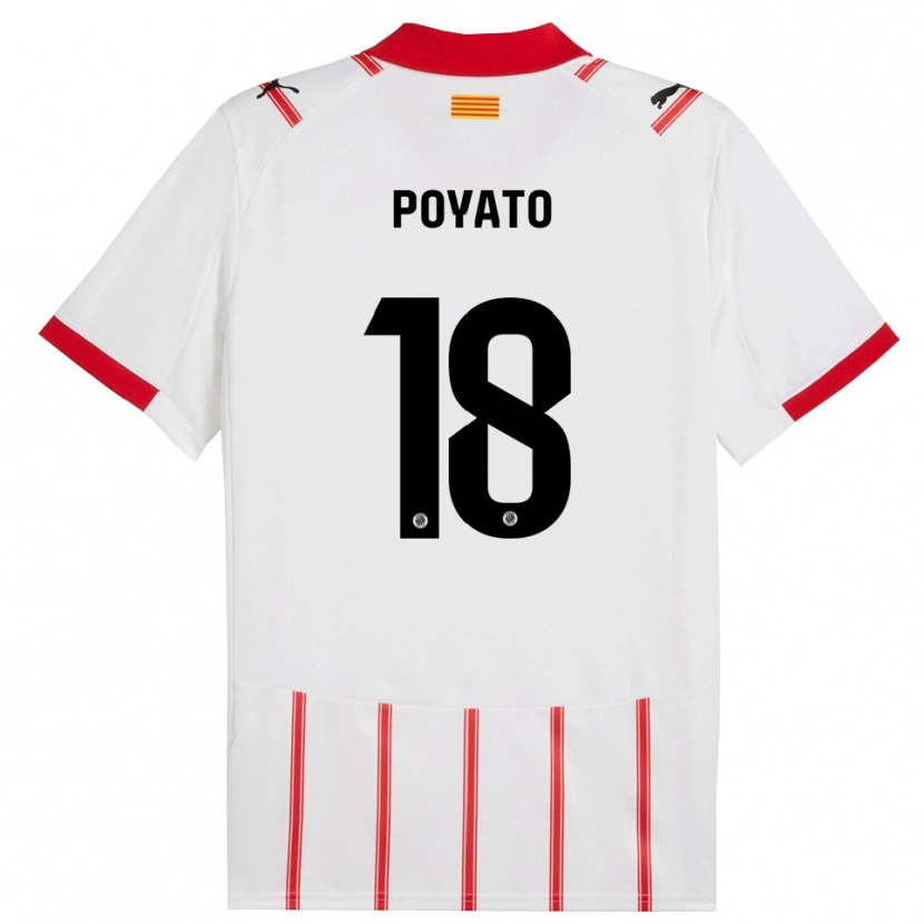 Danxen Herren Marina Poyato #18 Weiß Rot Heimtrikot Trikot 2025/26 T-Shirt Österreich