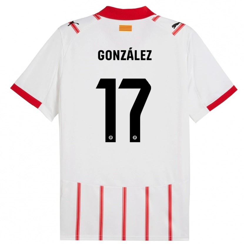 Danxen Herren Mario González #17 Weiß Rot Heimtrikot Trikot 2025/26 T-Shirt Österreich