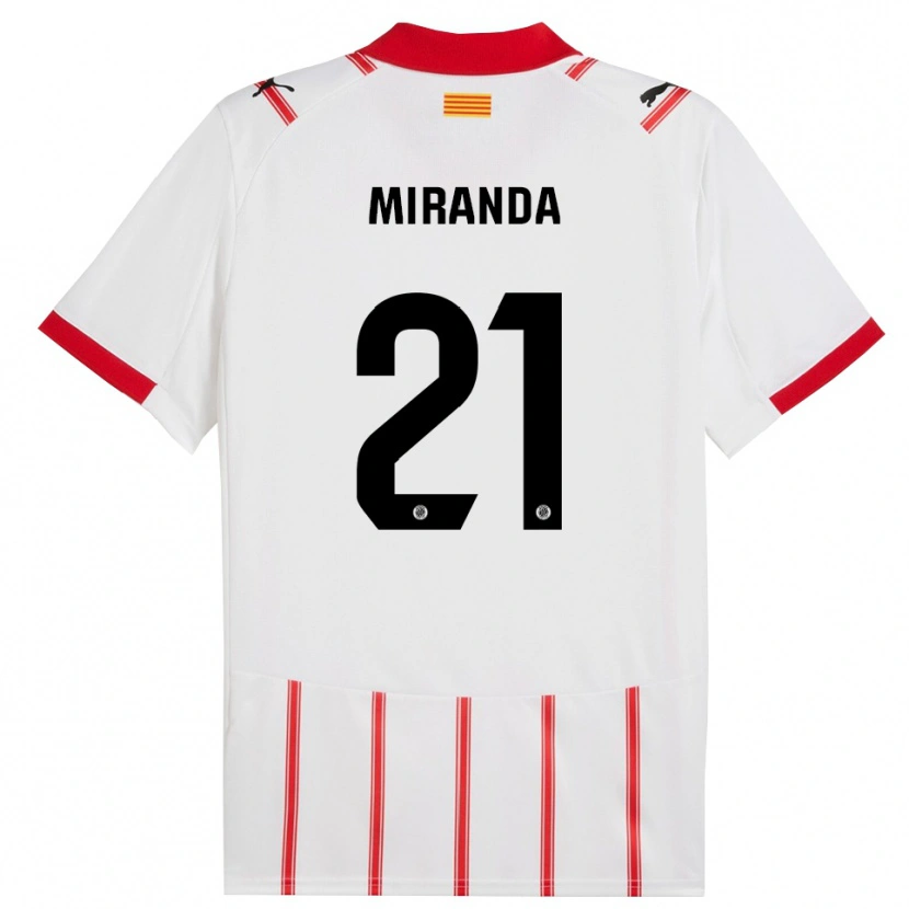 Danxen Herren Adri Miranda #21 Weiß Rot Heimtrikot Trikot 2025/26 T-Shirt Österreich