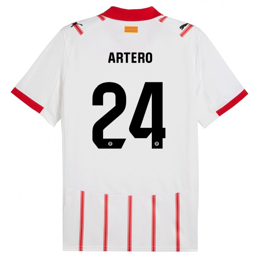Danxen Herren Ricard Artero #24 Weiß Rot Heimtrikot Trikot 2025/26 T-Shirt Österreich
