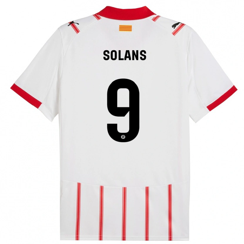 Danxen Herren Sergi Solans #9 Weiß Rot Heimtrikot Trikot 2025/26 T-Shirt Österreich